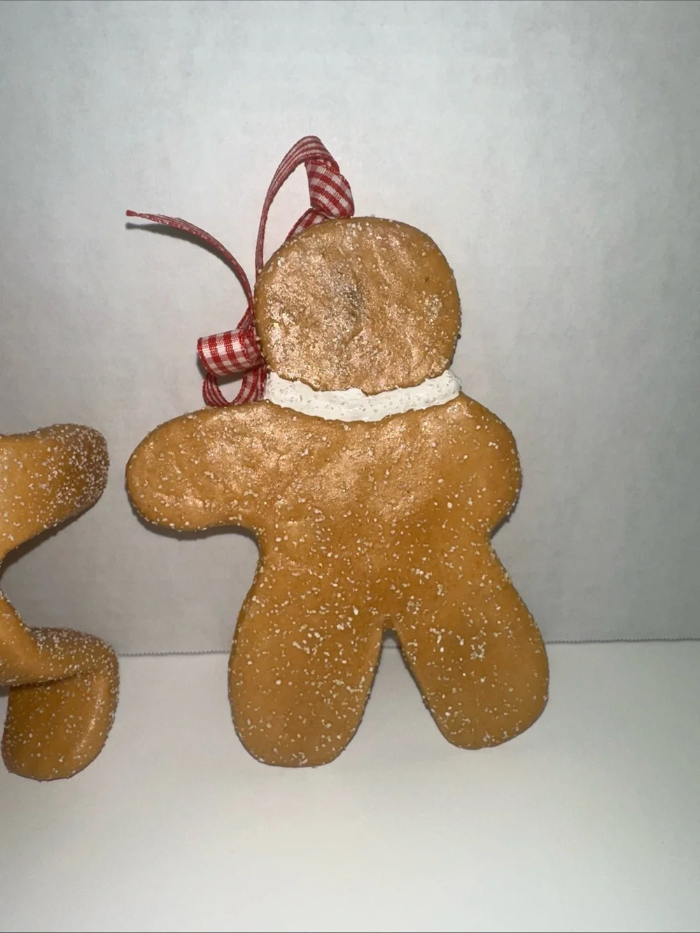 Set of 3 Gingerbread Cookie Ornaments 6”